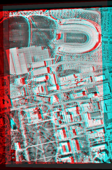 It is worthwhile to mention here that the 3D anaglyph image if made from 